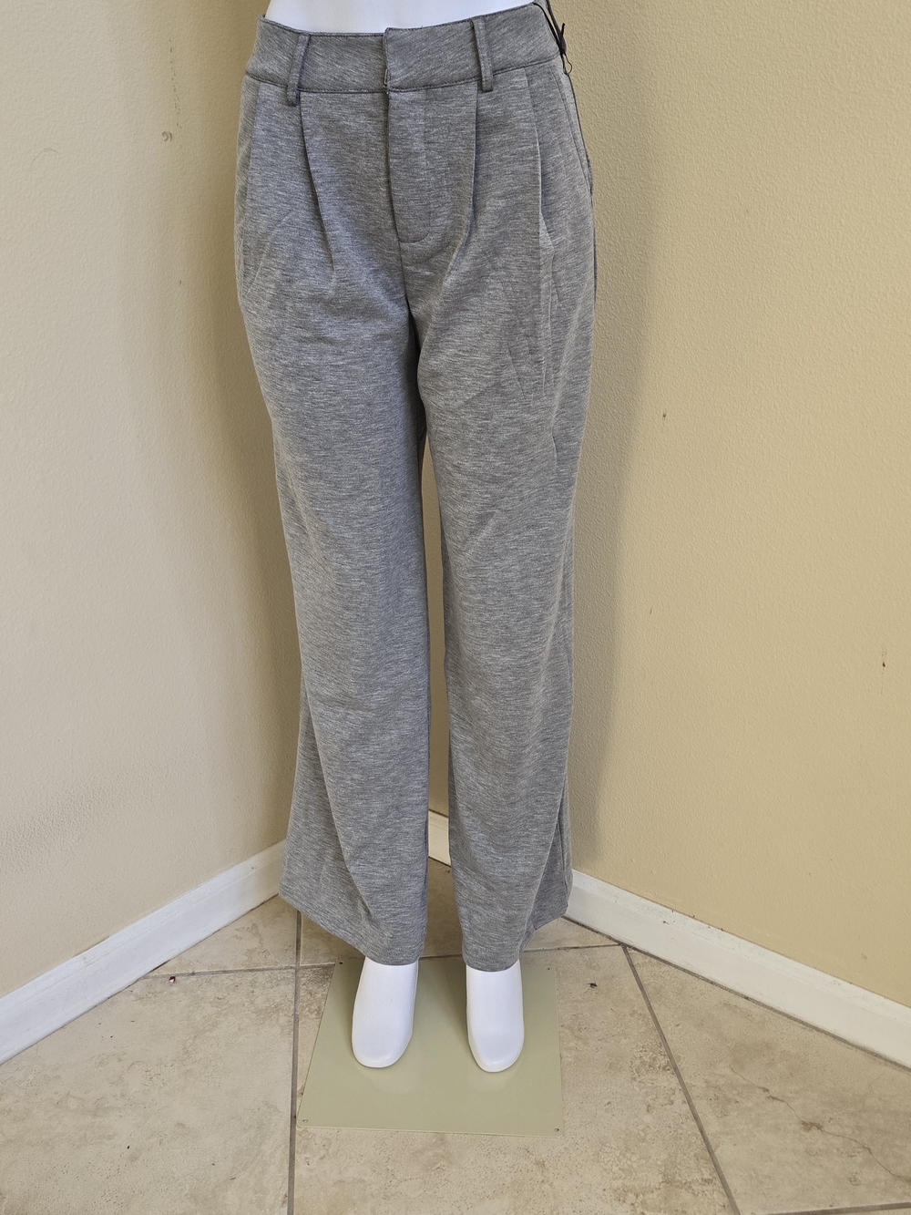 Gray Kids Knit Trousers - Comfortable Everyday Bottoms